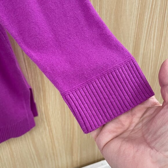 J. Jill Purple Sweater Size Large Petite - Picture 3 of 6